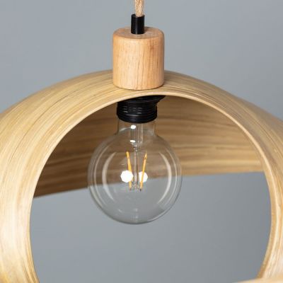 Abruzzo Boho lampa wisząca 1x40 W drewno ABR-NLW27-BH-E27