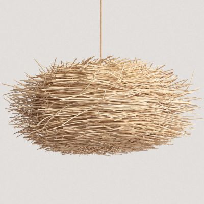 Abruzzo Boho lampa wisząca 1x40 W drewno ABR-NLW31L-BH-E27