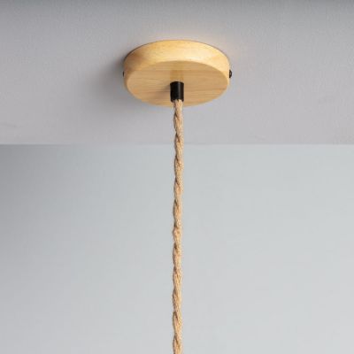 Abruzzo Boho lampa wisząca 1x40 W drewno ABR-NLW33-BH-E27