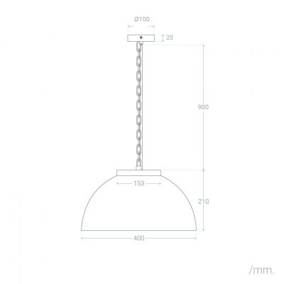 Abruzzo Boho lampa wisząca 1x40 W drewno ABR-NLW35-BH-E27
