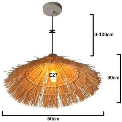 Abruzzo Boho lampa wisząca 1x40 W drewno ABR-NLW37-BH-E27