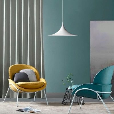 Abruzzo Oslo lampa wisząca 1x20 W biała ABR-OSLO-W