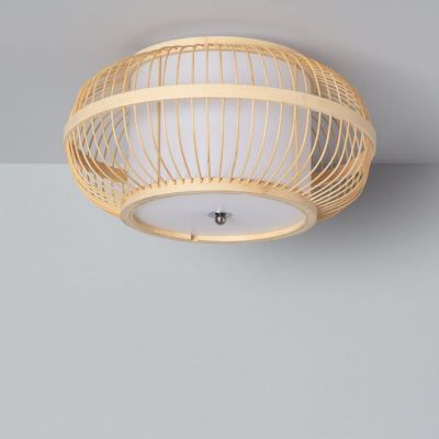 Abruzzo Boho lampa podsufitowa 1x40 W drewno ABR-PL2-BH-E27