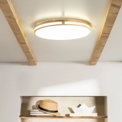 Abruzzo Naturale Sagio plafon 1x21W LED drewniany ABR-PLODS-20W-CCT