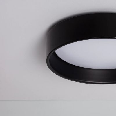 Abruzzo Nero plafon 1x15W LED czarny ABR-PLON-15W-CCT