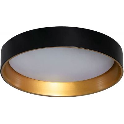 Abruzzo Royal Roma plafon 1x21W LED czarny/złoty ABR-PLR-C-20W-CCT