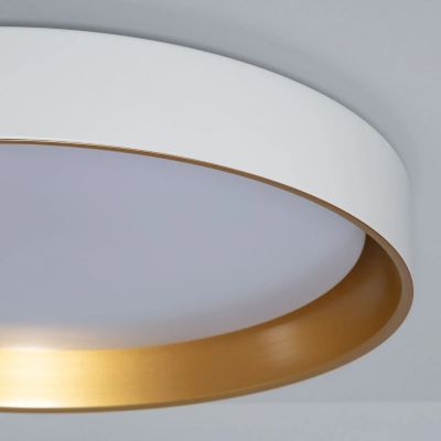 Abruzzo Royal Roma plafon 1x31W LED biały/złoty ABR-PLR-Z-30W-CCT