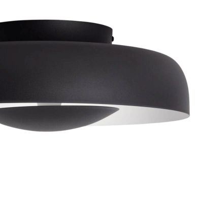 Abruzzo Portafortuna plafon 1x20 W czarny ABR-PPF20W