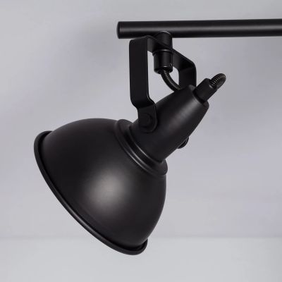 Abruzzo Retro lampa wisząca 4x20 W czarna ABR-RRO-C-4XE14