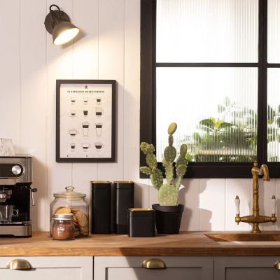 Abruzzo Retro kinkiet 1x20 W czarny ABR-RRO-C-E14