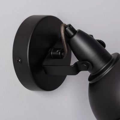 Abruzzo Retro kinkiet 1x20 W czarny ABR-RRO-C-E14