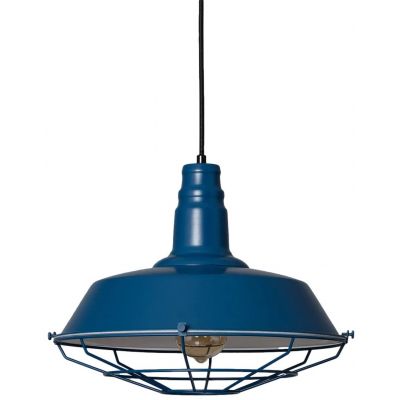 Abruzzo Retro lampa wisząca 1x40 W niebieska ABR-RRP-N-E27