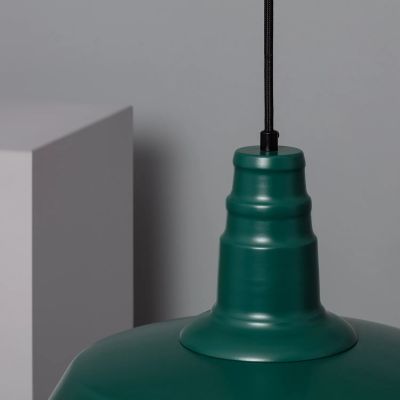 Abruzzo Retro lampa wisząca 1x40 W zielona ABR-RRP-Z-E27