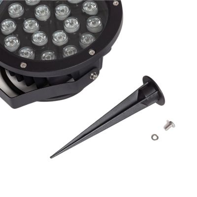 Abruzzo Rosabella naświetlacz 18 W 3000K czarny ABR-RZR-18W