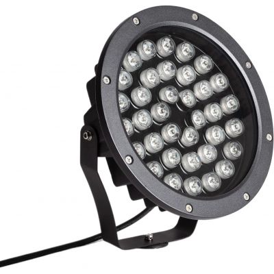 Abruzzo Rosabella naświetlacz 24 W 3000K czarny ABR-RZR-24W