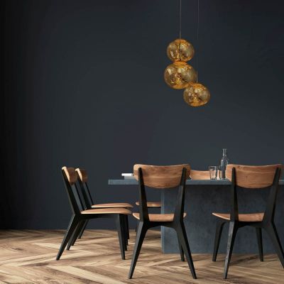 Abruzzo Sfero lampa wisząca 3x20 W złota ABR-Z3G-E27