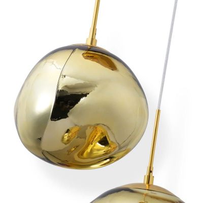 Abruzzo Sfero lampa wisząca 3x20 W złota ABR-Z3G-E27