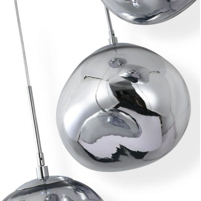 Abruzzo Sfero lampa wisząca 3x20 W srebrna ABR-Z3S-E28