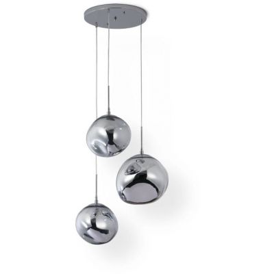 Abruzzo Sfero lampa wisząca 3x20 W srebrna ABR-Z3S-E28