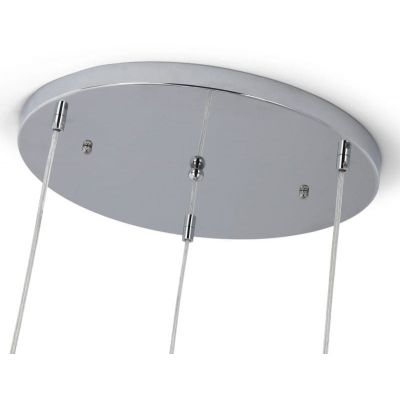 Abruzzo Sfero lampa wisząca 3x20 W srebrna ABR-Z3S-E28