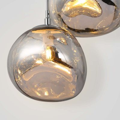 Abruzzo Sfero lampa wisząca 3x20 W srebrna ABR-Z3S-E28