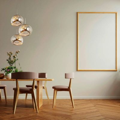 Abruzzo Sfero lampa wisząca 3x20 W srebrna ABR-Z3S-E28