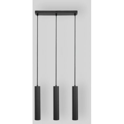 Abruzzo Spoti lampa wisząca 3x20 W czarna ABR-ZLW3T-C