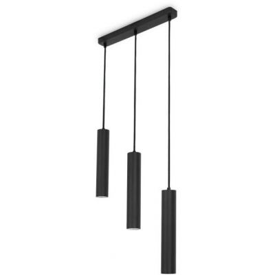 Abruzzo Spoti lampa wisząca 3x20 W czarna ABR-ZLW3T-C