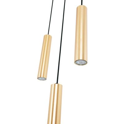 Abruzzo Spoti lampa wisząca 3x20 W złota ABR-ZLW3T-Z