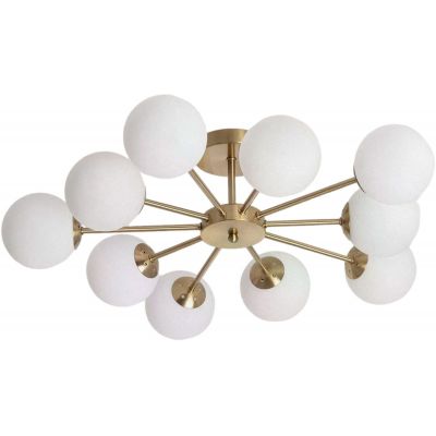 Abruzzo Elegante lampa podsufitowa 10x12W złoty/biały ABR-ZWZ-10XG9