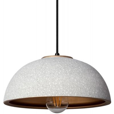 Abruzzo Ciri lampa wisząca 1x40 W czarna-szary/popielaty-miedź ABR-CIRI-E27