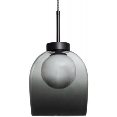 Abruzzo Goliat lampa wisząca 1x40 W czarna-mleczna ABR-CKG