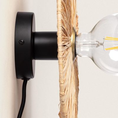 Abruzzo Boho kinkiet 1x20 W czarny-złoty ABR-KBTK-C