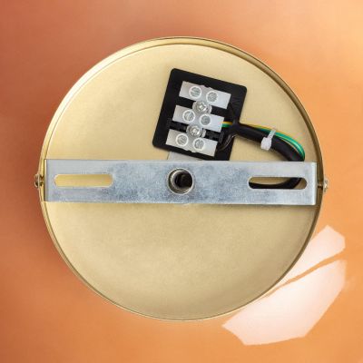 Abruzzo Sfero kinkiet 1x20 W złoty-pomarańczowy ABR-KCRS