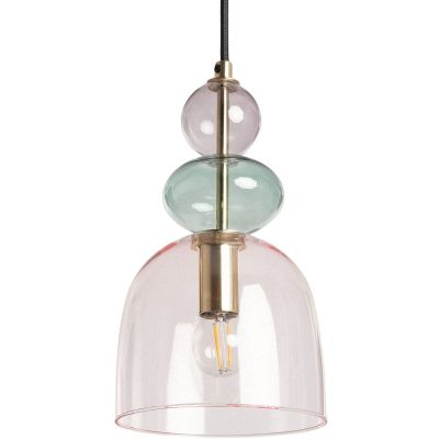 Abruzzo Koloreno lampa wisząca 1x20 W złota-fioletowa ABR-KOLO2-F