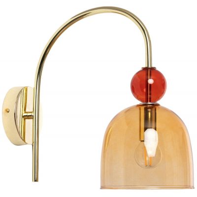 Abruzzo Koloreno kinkiet 1x20 W złoty-bursztynowy ABR-KOLOK-A