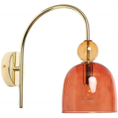 Abruzzo Koloreno kinkiet 1x20 W złoty-czerwony ABR-KOLOK-C