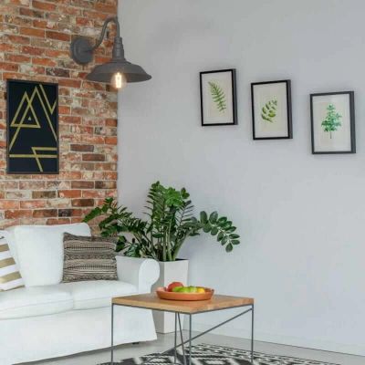 Abruzzo Retro kinkiet 1x20 W szary ABR-KRI-E27-G