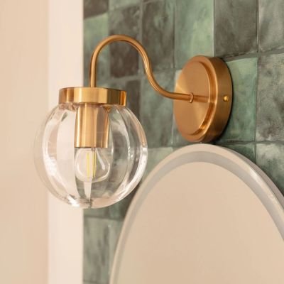 Abruzzo Librio Simone kinkiet 1x40 W złoty ABR-KZS-E27