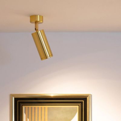 Abruzzo Estetica Christiano lampa podsufitowa 1x40 W złoty ABR-LPC-Z-GU10