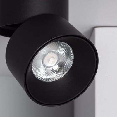 Abruzzo Estetica LED Romeo lampa podsufitowa 1x15 W LED czarny ABR-LPR-15W-C-NW