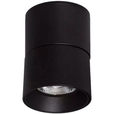 Abruzzo Estetica LED Romeo lampa podsufitowa 1x7 W LED czarny ABR-LPR-7W-C-NW