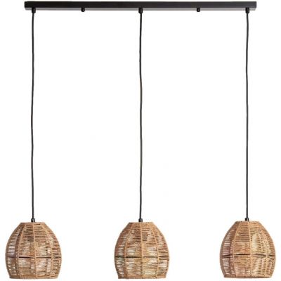 Abruzzo Boho lampa wisząca 3x40 W brązowa ABR-LW9-BH-E27