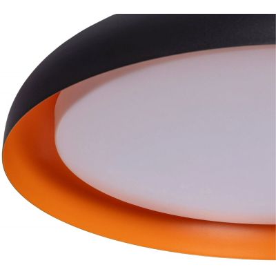 Abruzzo Solletico lampa wisząca 1x28 W biała-czarna-pomarańczowa ABR-LWS28W