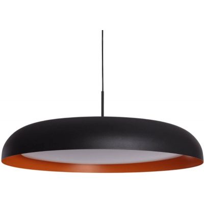 Abruzzo Solletico lampa wisząca 1x28 W biała-czarna-pomarańczowa ABR-LWS28W