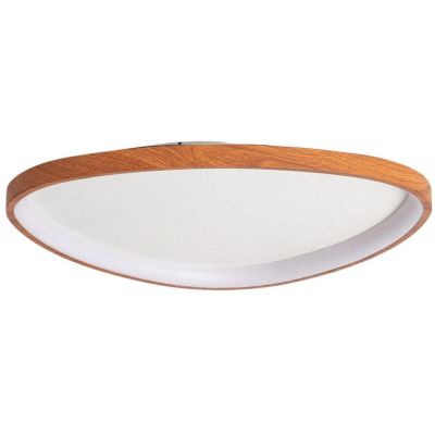 Abruzzo Gipo plafon 1x30 W biały-drewno ABR-PLAG60-D