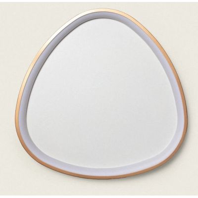 Abruzzo Gipo plafon 1x30 W biały-złoty ABR-PLAG60-G