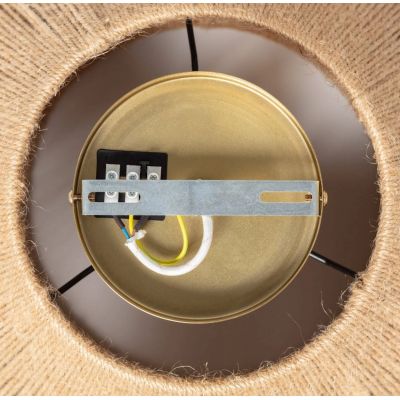 Abruzzo Boho lampa podsufitowa 1x20 W złota-brązowa ABR-PLEDI