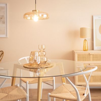 Abruzzo Artel lampa wisząca 1x20 W miodowa-złota ABR-SLWA-E27