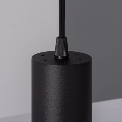 Abruzzo Echo lampa wisząca 1x50 W czarna ABR-ZSC-GU10